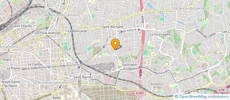 localisation de l'entreprise L'EDELWEISS à MARSEILLE