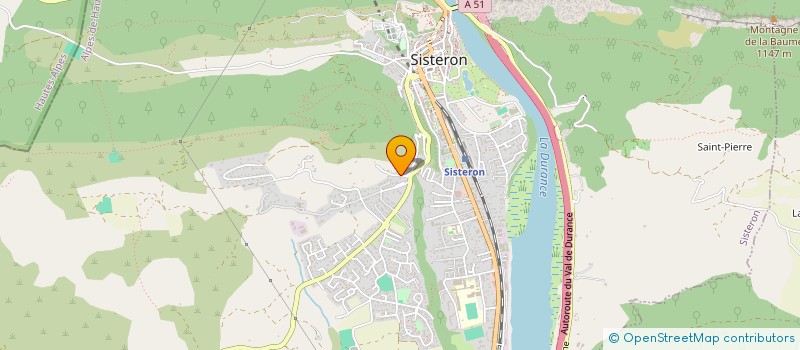 localisation de l'entreprise L'EDELWEISS  SISTERON