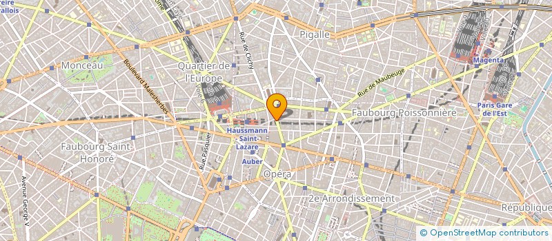 localisation de l'entreprise L'EDEN à PARIS