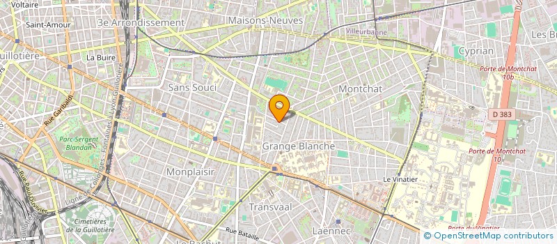 localisation de l'entreprise L'EDEN  LYON