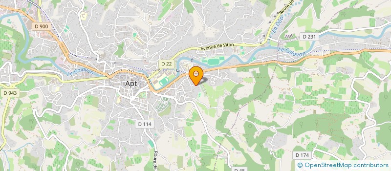 localisation de l'entreprise L'EDEN  APT