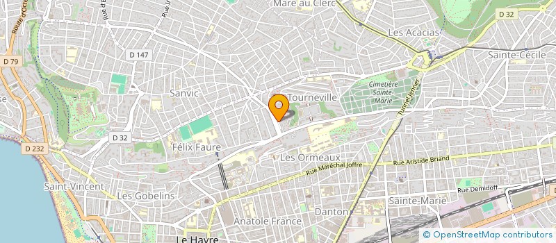 localisation de l'entreprise L'EDEN à LE HAVRE