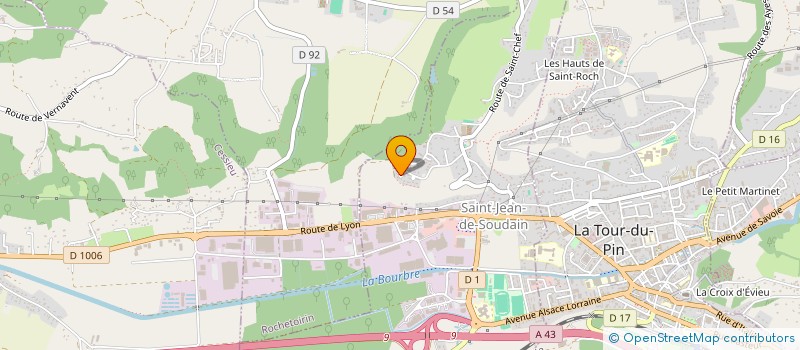 localisation de l'entreprise L'EDEN  SAINT-JEAN-DE-SOUDAIN