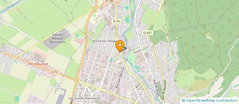 localisation de l'entreprise L'EDEN  PONTARLIER