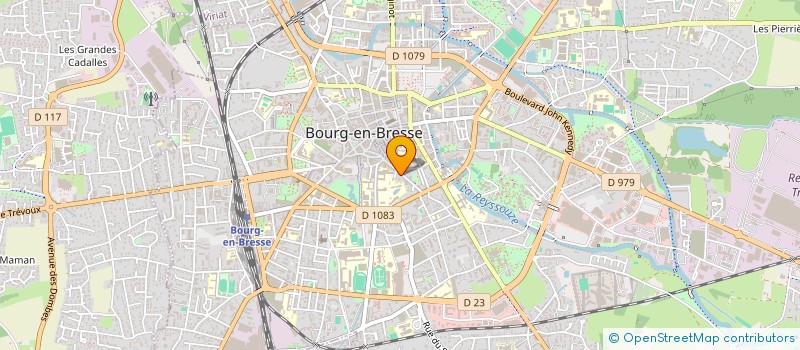 localisation de l'entreprise L'EDEN à BOURG-EN-BRESSE