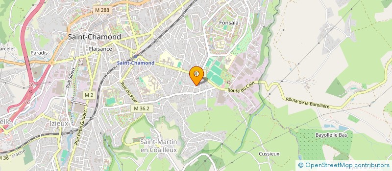 localisation de l'entreprise L'EDEN  SAINT-CHAMOND