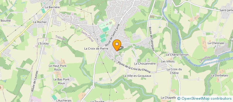 localisation de l'entreprise L'EDEN  DINAN