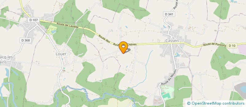 localisation de l'entreprise L'EDEN  CASSEN