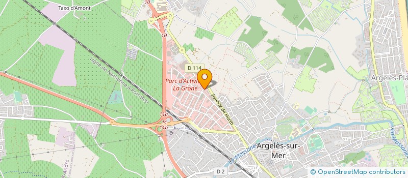 localisation de l'entreprise L'EDEN à ARGELES-SUR-MER