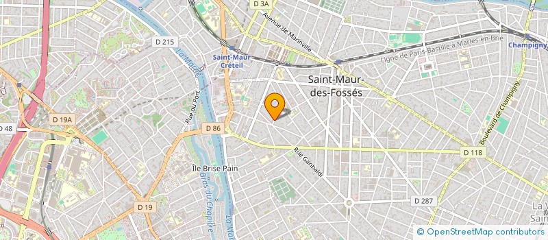 localisation de l'entreprise L'EDEN à SAINT-MAUR-DES-FOSSES