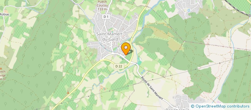 localisation de l'entreprise L'EDEN  GARRIGUES-SAINTE-EULALIE