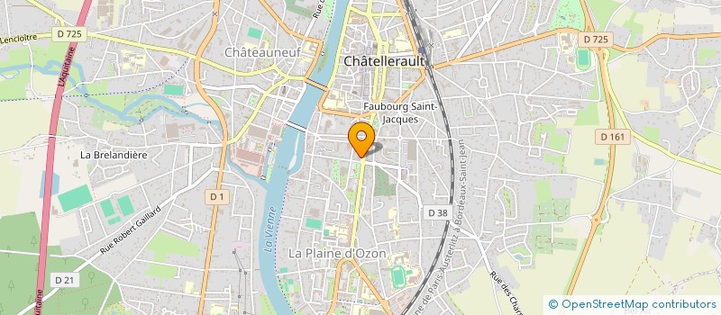 localisation de l'entreprise L'EDEN  CHATELLERAULT