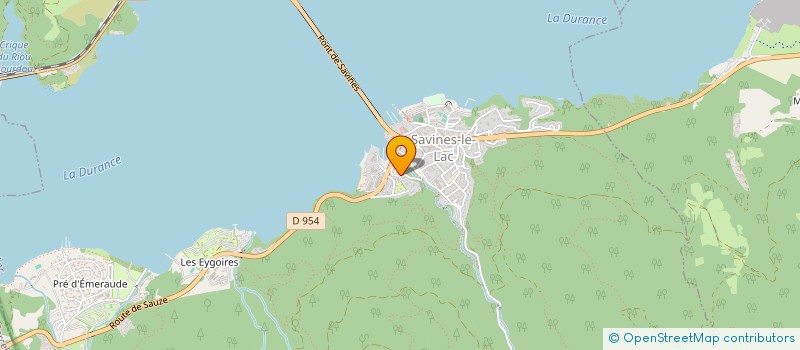 localisation de l'entreprise L'EDEN  SAVINES-LE-LAC