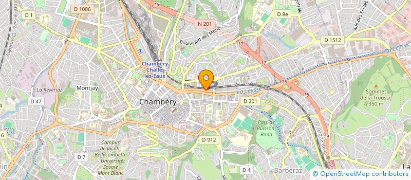 localisation de l'entreprise L'EDEN BIEN-ETRE  CHAMBERY