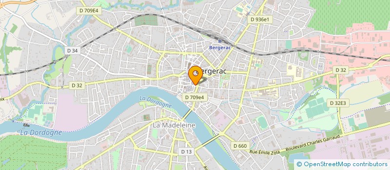 localisation de l'entreprise L EDEN CAFE à BERGERAC