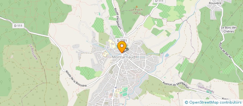 localisation de l'entreprise L'EDEN D'ARBAN  MONTARNAUD