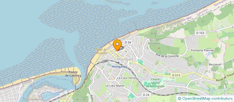 localisation de l'entreprise L'EDEN D'HOULGATE  HOULGATE