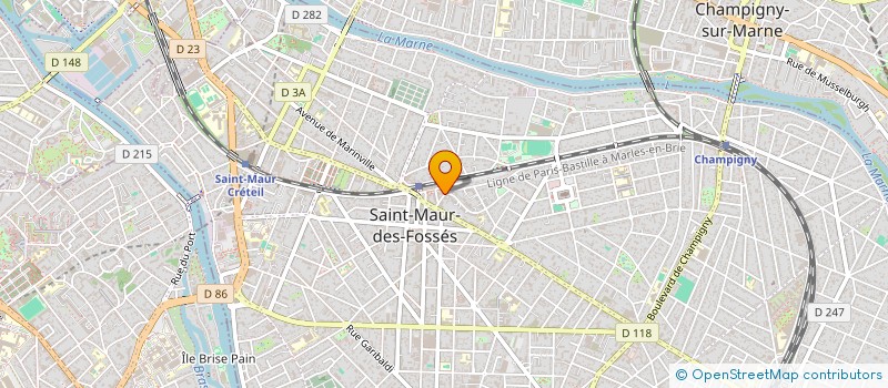 localisation de l'entreprise L'EDEN D'OLIVIER à SAINT-MAUR-DES-FOSSES