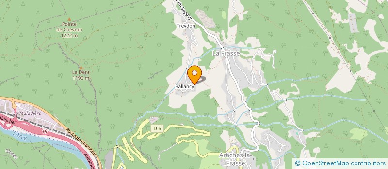 localisation de l'entreprise L'EDEN DES BIQUETTES  ARACHES-LA-FRASSE