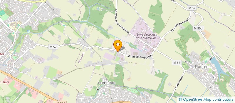 localisation de l'entreprise L EDEN OCCITAN  SAINTE-FOY-D'AIGREFEUILLE