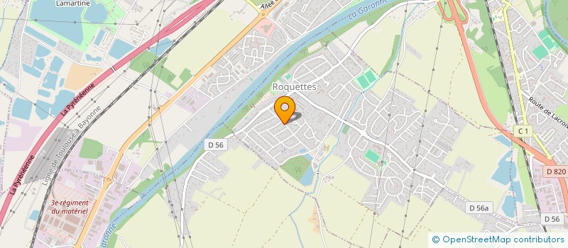 localisation de l'entreprise L EDEN PIZZA à ROQUETTES