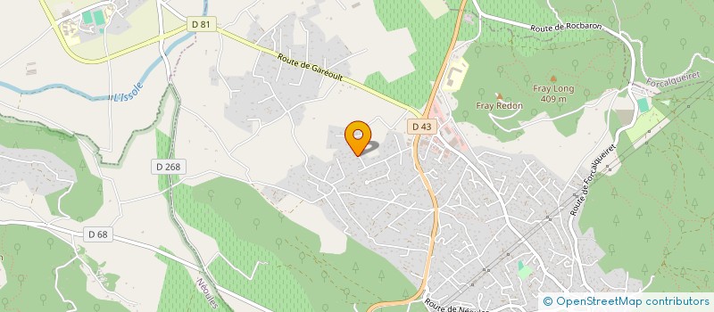 localisation de l'entreprise L'EDEN ROSE  ROCBARON