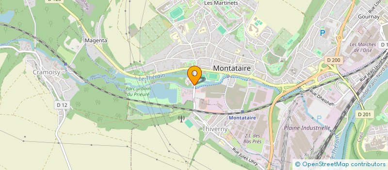 localisation de l'entreprise L'EDEN S.A.S.U  MONTATAIRE