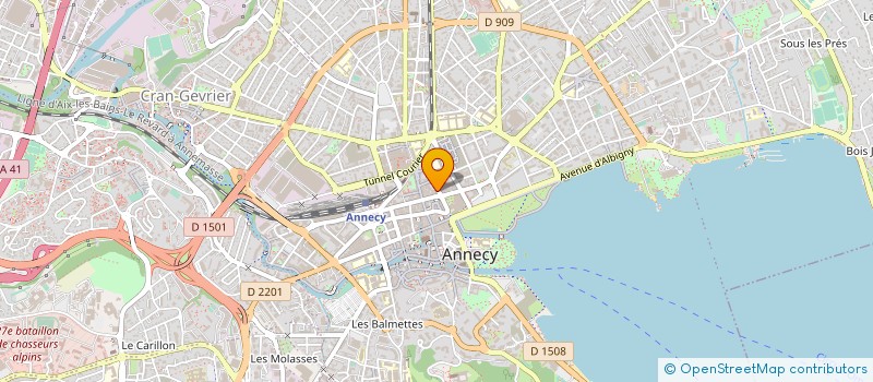 localisation de l'entreprise L EDEN SARL à ANNECY