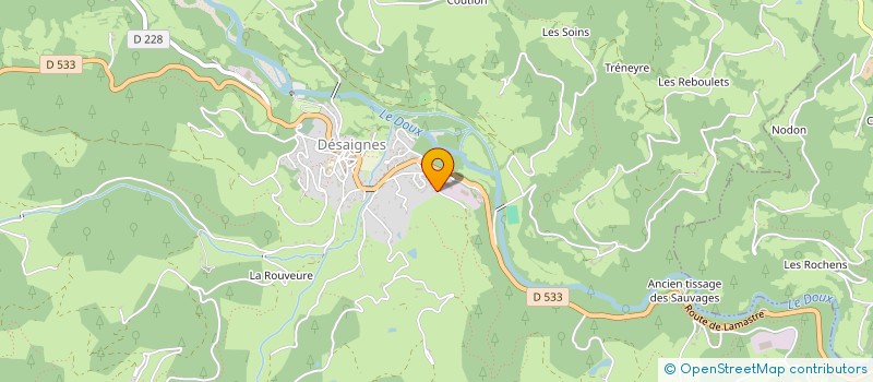 localisation de l'entreprise L'EDISON  DESAIGNES