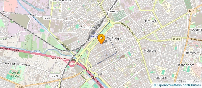 localisation de l'entreprise L'EDITO REIMS  REIMS