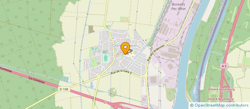 localisation de l'entreprise L'EDJ  OTTMARSHEIM