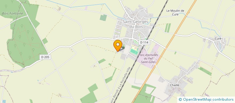 localisation de l'entreprise L'EDLWEISS  SAINT-GEORGES-DU-BOIS