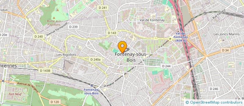 localisation de l'entreprise L'EDUCATION DES FRISSONS à FONTENAY-SOUS-BOIS