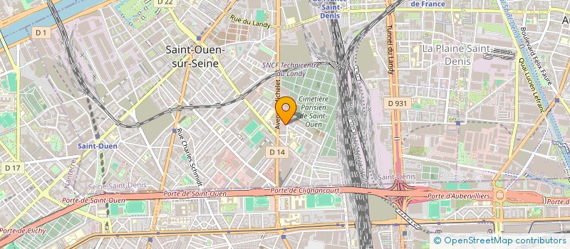 localisation de l'entreprise L'EDUCATION EN OR à SAINT-OUEN-SUR-SEINE