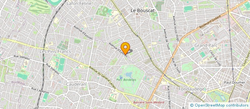 localisation de l'entreprise L EFFENERGIE  LE BOUSCAT