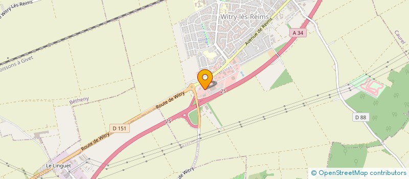 localisation de l'entreprise L'EFFERVESCENCE  WITRY-LES-REIMS