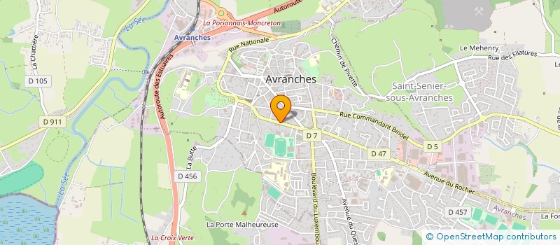 localisation de l'entreprise L' EFFET DE MANCHE  AVRANCHES