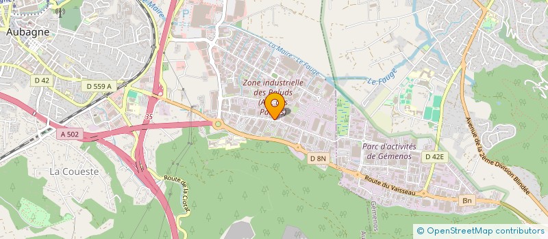 localisation de l'entreprise L'EFFET DU BONHEUR à AUBAGNE