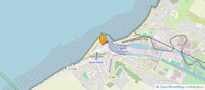 localisation de l'entreprise L'EFFET MER à LE TREPORT