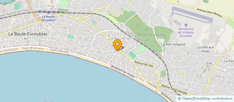 localisation de l'entreprise L'EFFET MER A LAJARRIGE à LA BAULE-ESCOUBLAC