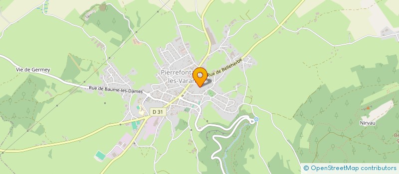 localisation de l'entreprise L'EFFET MERE  PIERREFONTAINE-LES-VARANS