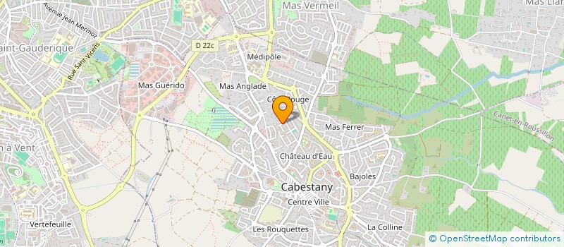localisation de l'entreprise L'EFFET ORIENTAL à CABESTANY