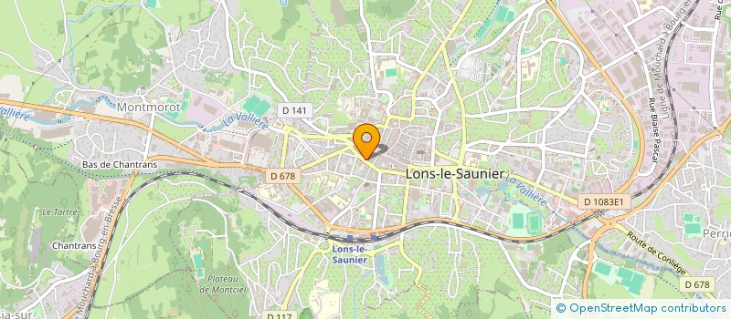 localisation de l'entreprise L'EFFET PAPILLON à LONS-LE-SAUNIER