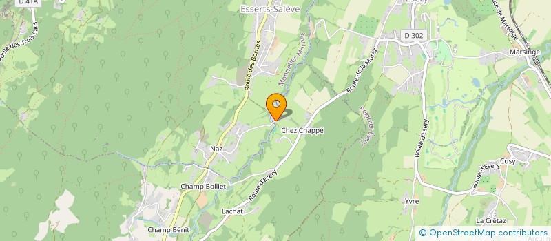 localisation de l'entreprise L'EFFET PAPILLON  MONNETIER-MORNEX