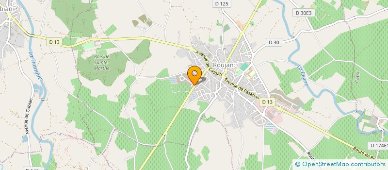 localisation de l'entreprise L'EFFET PAPILLON  ROUJAN