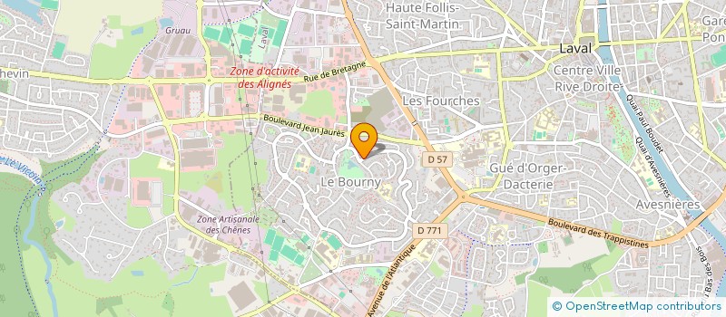 localisation de l'entreprise L'EFFET PAPILLON DEVELOPPEMENT à LAVAL