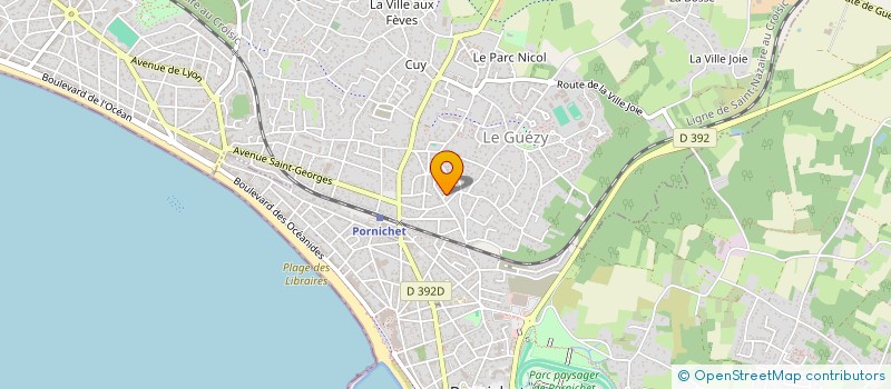 localisation de l'entreprise L'EFFET SCENE  LA BAULE-ESCOUBLAC