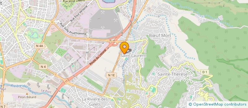 localisation de l'entreprise L'EFFET SOLAR à LA POSSESSION