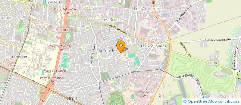 localisation de l'entreprise L EFFICACITE à BRON