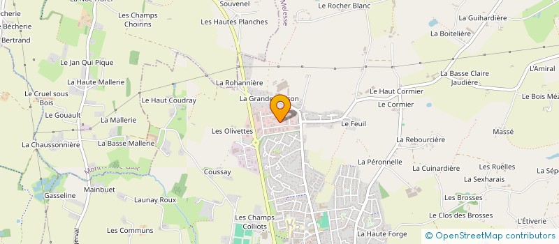 localisation de l'entreprise L'EFFRAIE  MELESSE